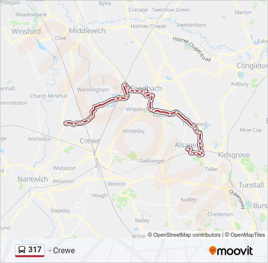 317 Route: Schedules, Stops & Maps - Bank Corner (Updated)