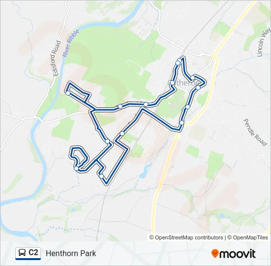 C2 Bus Line Map