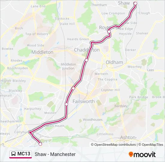 MC13  Line Map