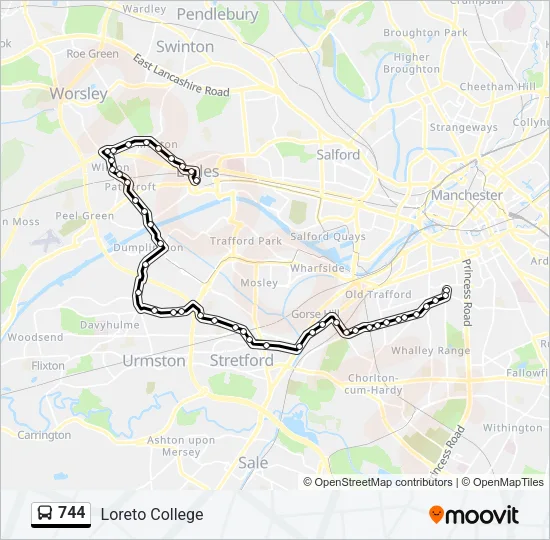 744  Line Map