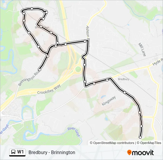 W1  Line Map