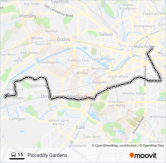 15 Route: Schedules, Stops & Maps - Roedean Gardens (Updated)