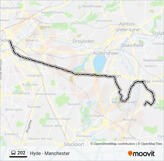 202  Line Map