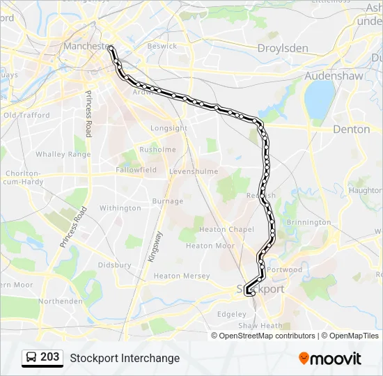 203  Line Map