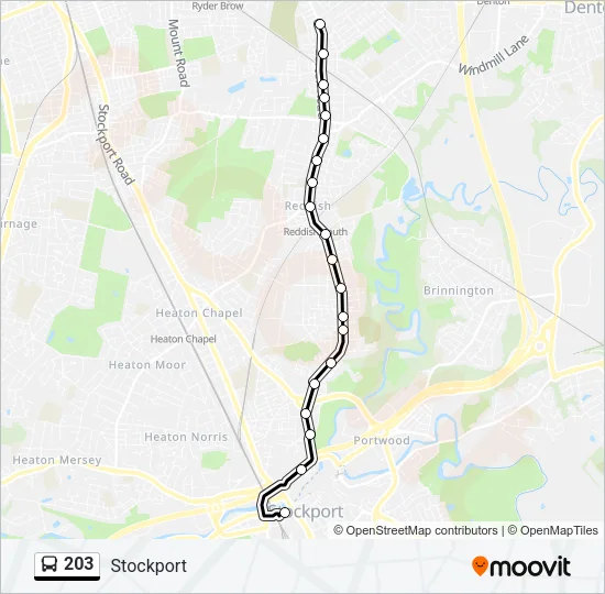 203  Line Map
