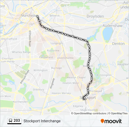 203  Line Map