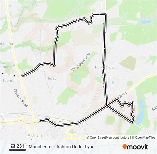 231 Bus Line Map