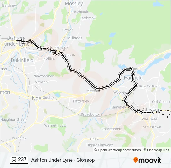 237 Bus Line Map