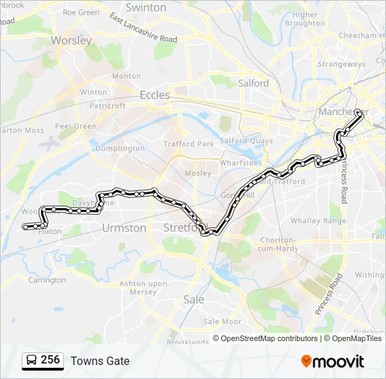 256  Line Map