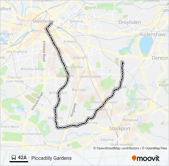 42A  Line Map