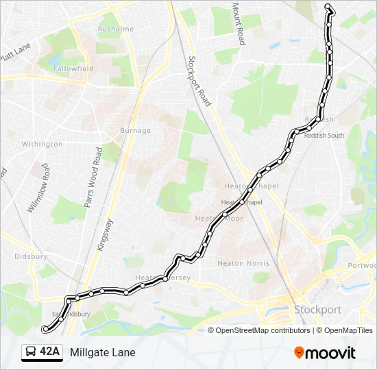 42A  Line Map