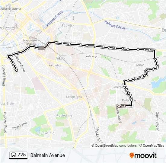 725  Line Map