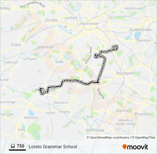 750  Line Map