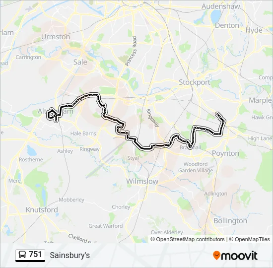 751  Line Map