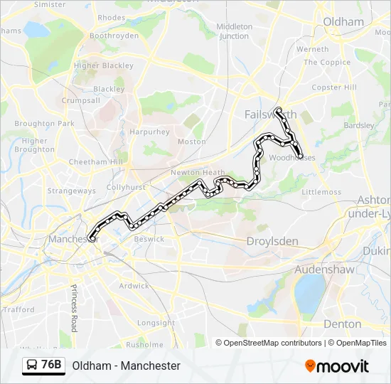 76B  Line Map