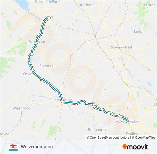 transport for wales Route Schedules Stops Maps Wolverhampton