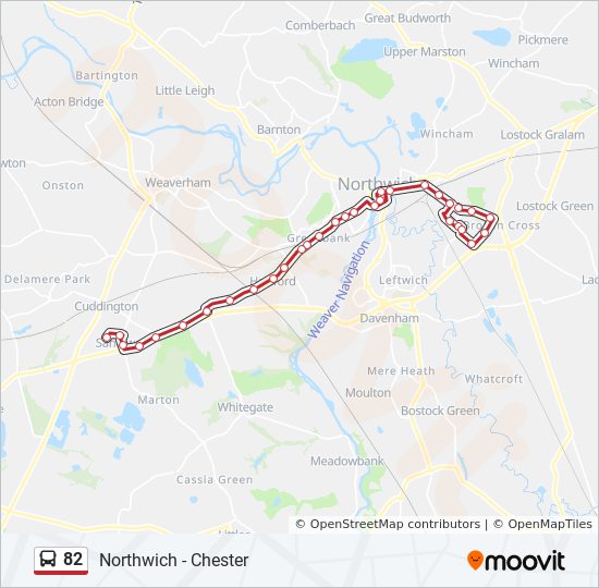 Bus 82 Route Map 82 Route: Schedules, Stops & Maps - Sandiway (Updated)