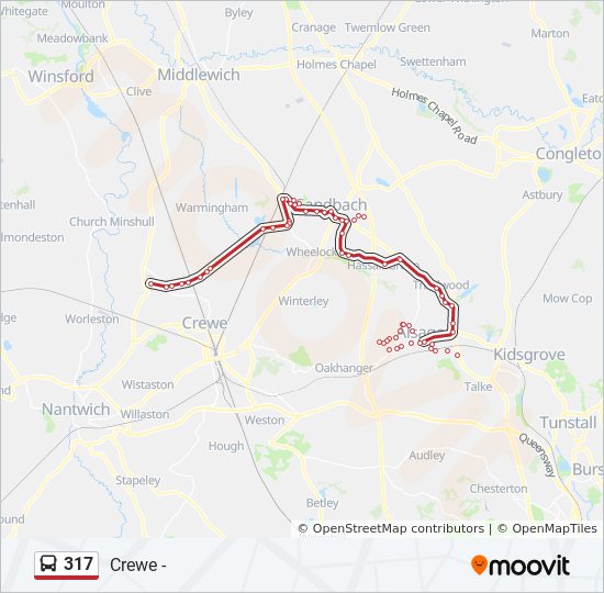 Bus 317 Route Map 317 Route: Schedules, Stops & Maps - Leighton (Updated)