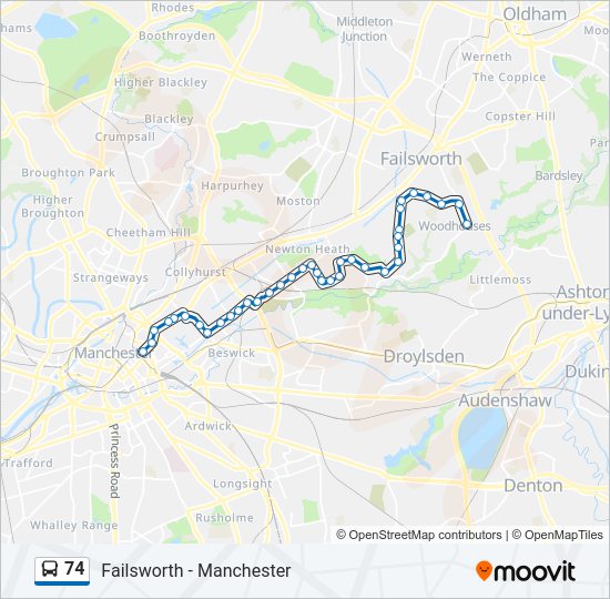 74  Line Map