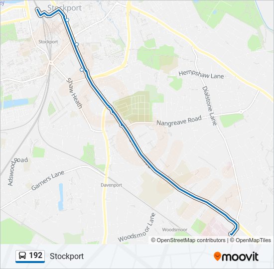 192 Route Schedules, Stops & Maps Stockport (Updated)
