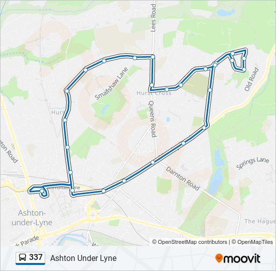 337 bus Line Map