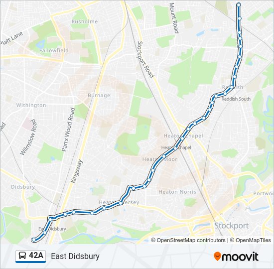 42A  Line Map