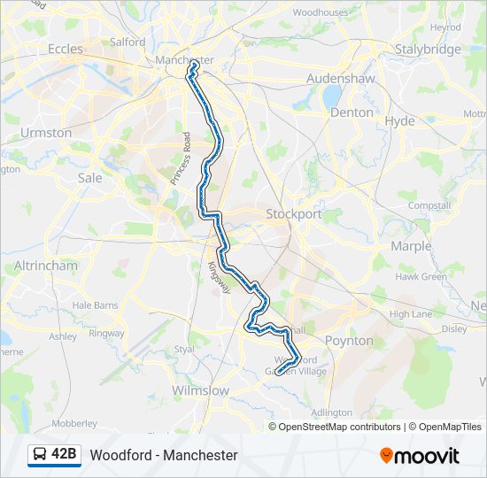 42B  Line Map