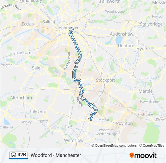 42B  Line Map