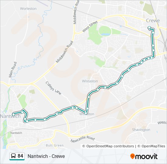 bus timetable nantwich