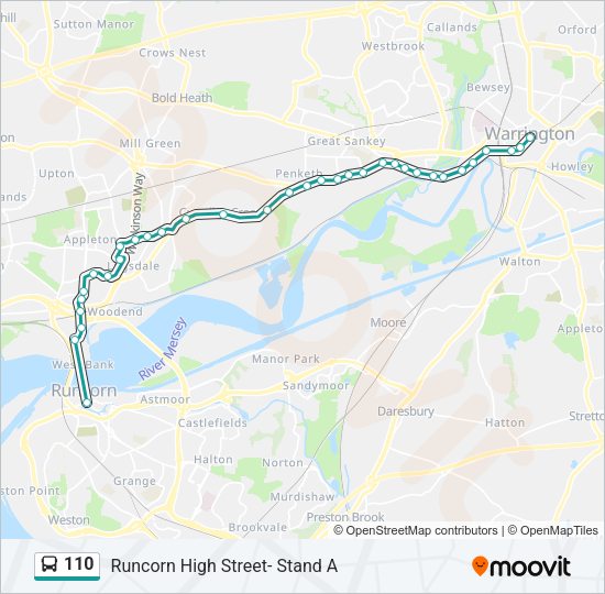 110  Line Map