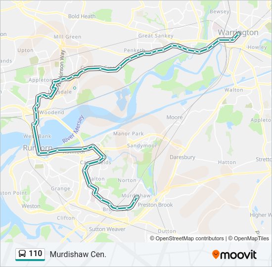 110  Line Map