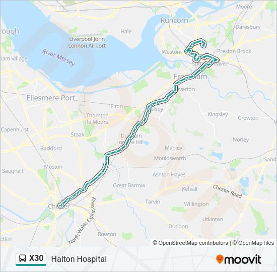 X30  Line Map
