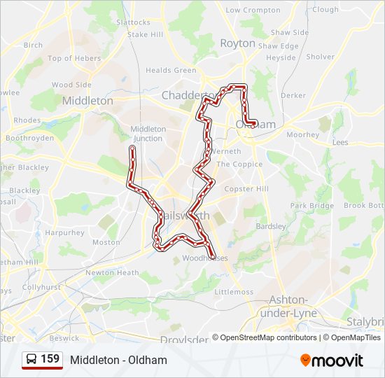 Bus 159 Route Map 159 Route: Schedules, Stops & Maps - Greengate (Updated)