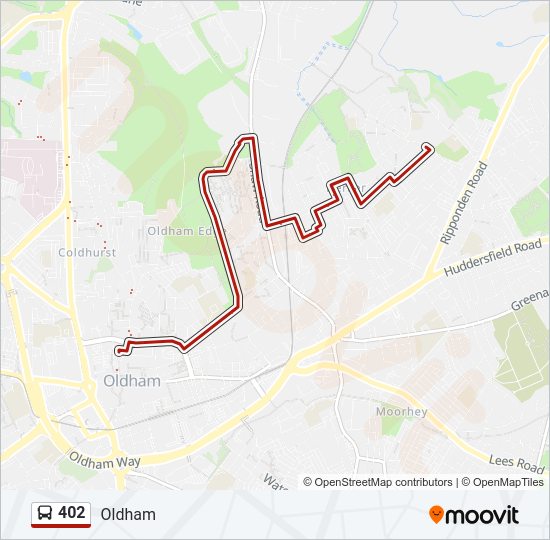 402 bus Line Map