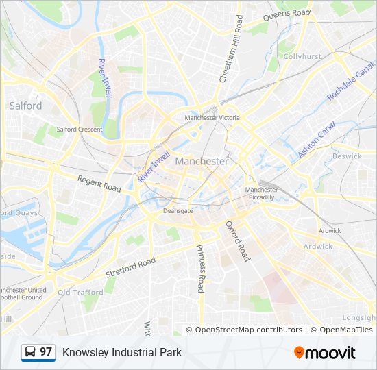 Bus 97 Route Map 97 Route: Schedules, Stops & Maps - Knowsley Industrial Park (Updated)