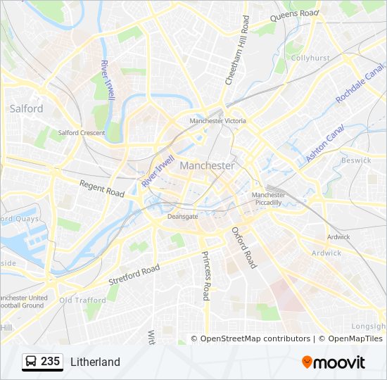 Bus 235 Route Map 235 Route: Schedules, Stops & Maps - Litherland (Updated)