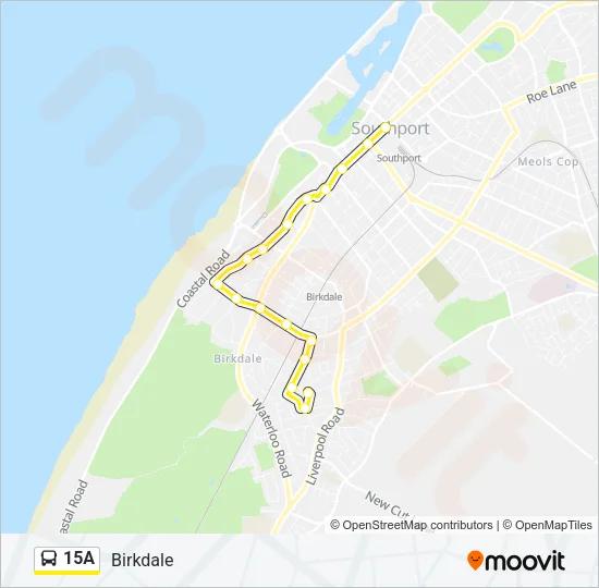 15A Bus Line Map