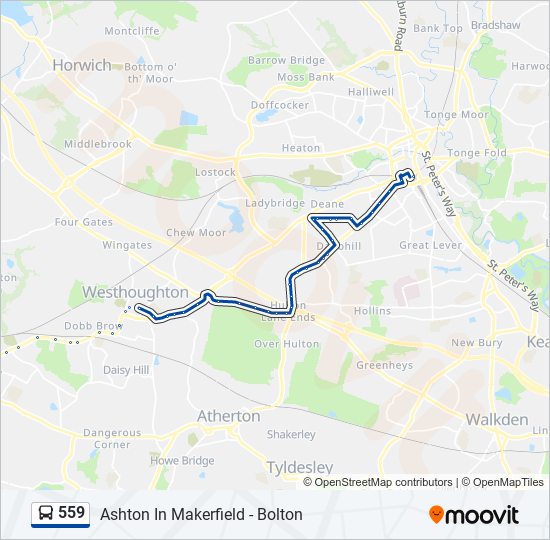 559 Route Schedules Stops Maps Bolton Updated 