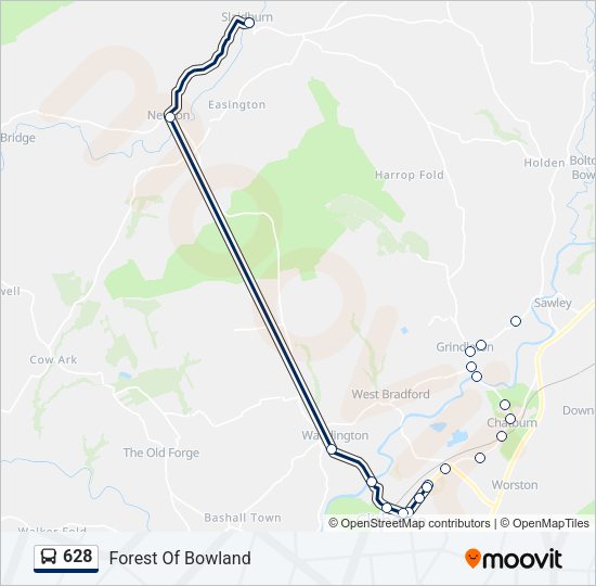 628  Line Map
