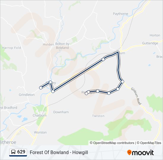 629  Line Map