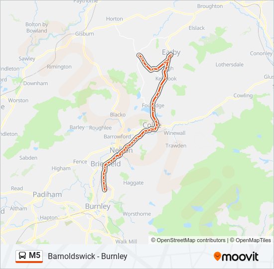 M5 Route Schedules Stops And Maps Queensgate Updated