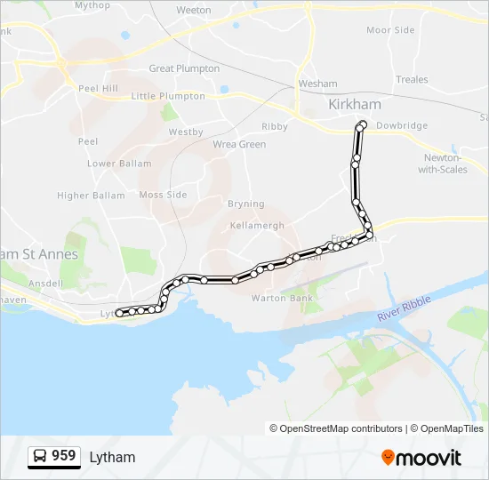 959  Line Map