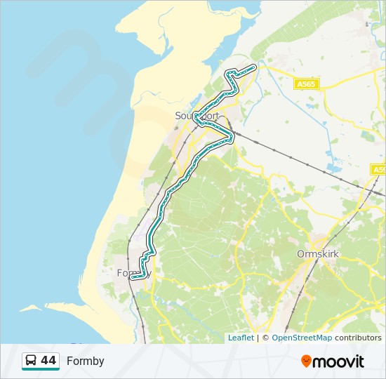 44 Route: Schedules, Stops & Maps - Formby