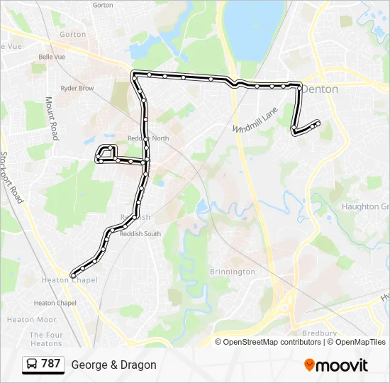 787 Route: Schedules, Stops & Maps - George & Dragon (Updated)
