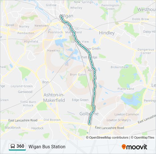 360 Bus Line Map