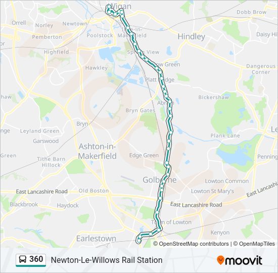 360 Bus Line Map