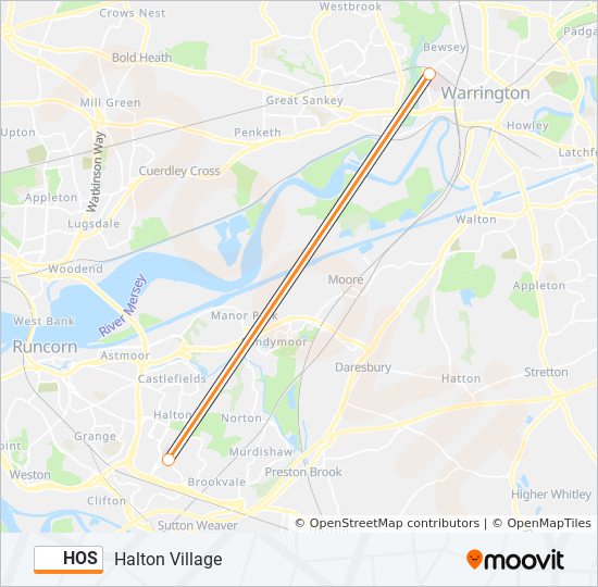 HOS bus Line Map
