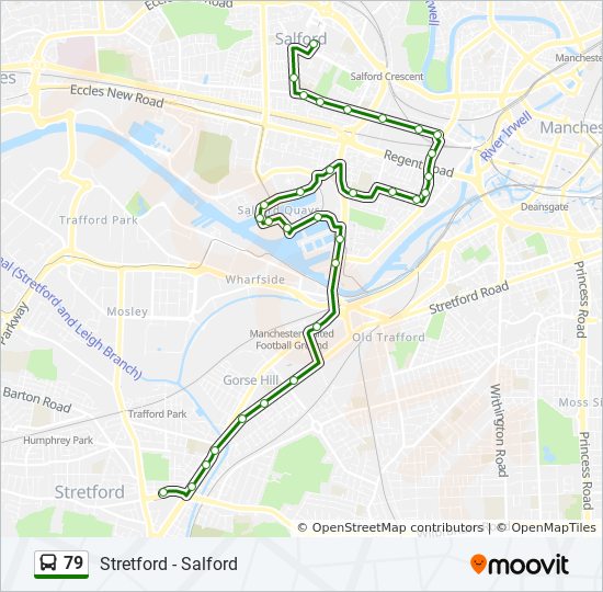 Bus 79 Route Map 79 Route: Schedules, Stops & Maps - Pendleton (Updated)