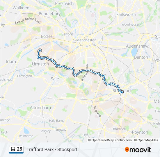 25  Line Map