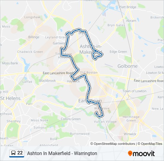 22 Route Schedules, Stops & Maps Vulcan Village (Updated)
